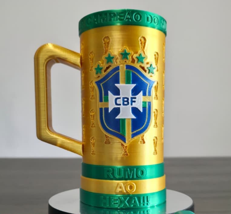 CANECA TIME DO CORAÇÃO (LATA E GARRAFA) - Foto 1
