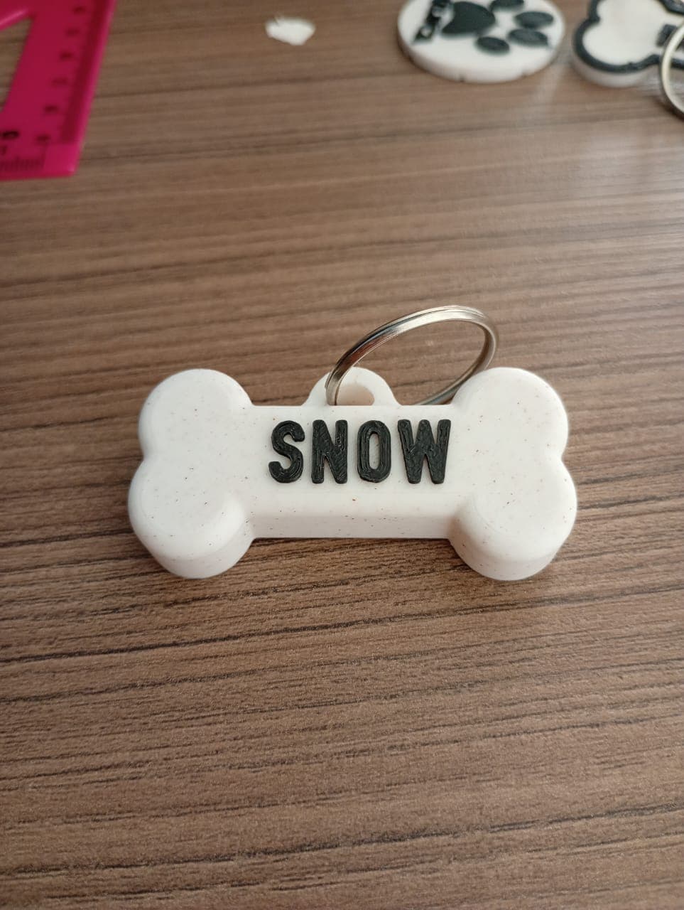 Plaqueta identificação para pet ( cachoro ) Personalizada