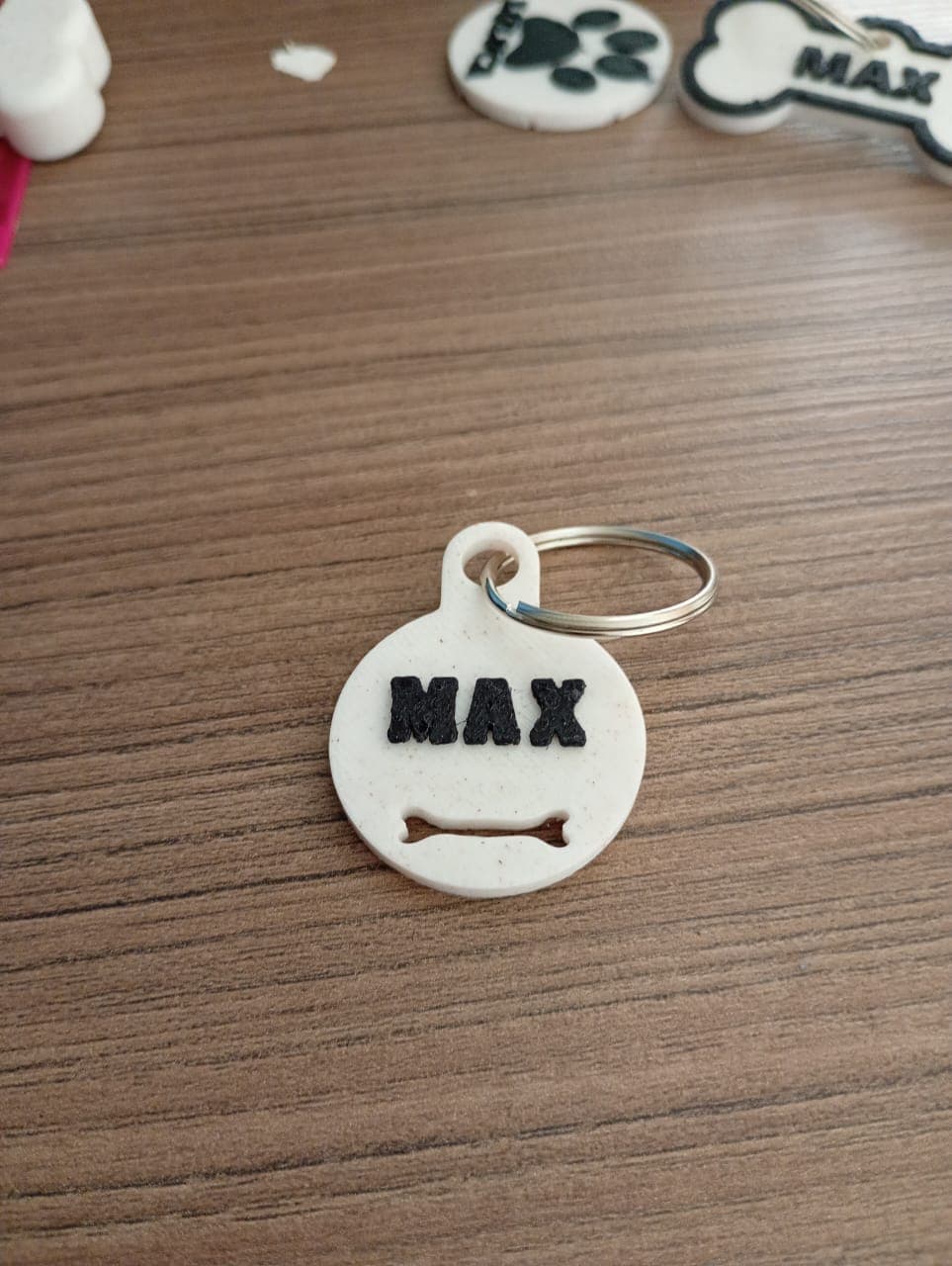 Plaqueta de identificação pet ( cachorro ) Personalizada