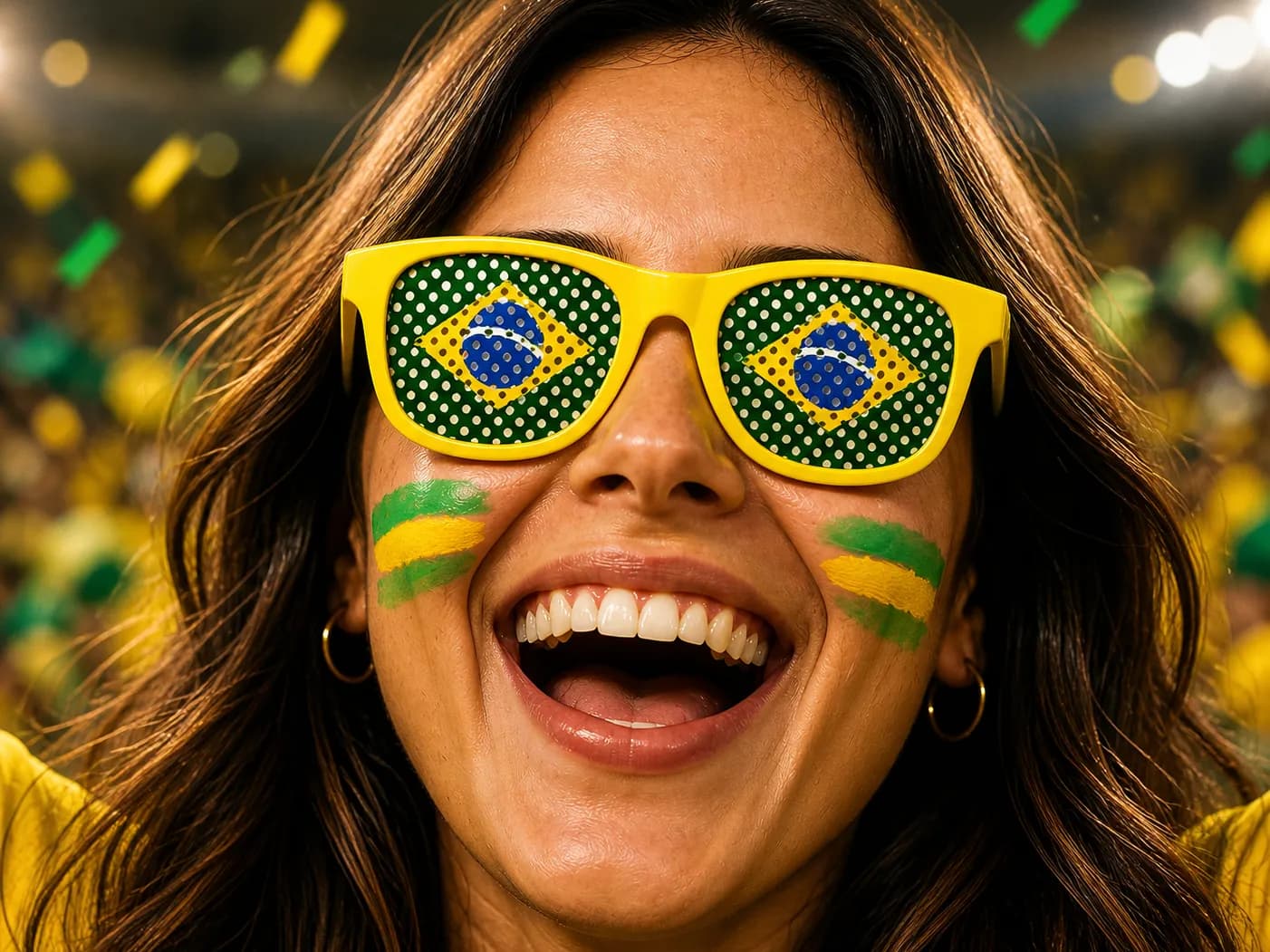 Óculos Temático do Brasil - Foto 1