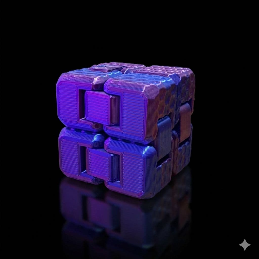 Fidget Toy: Cubo Infinito Honeycomb