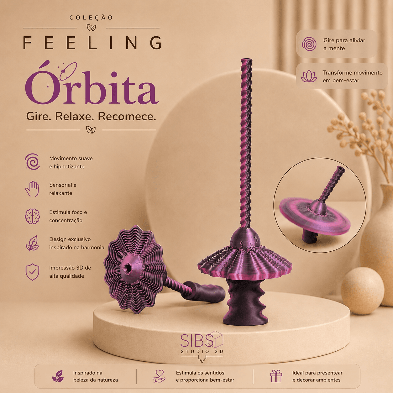 Órbita | Design exclusivo inspirado na harmonia