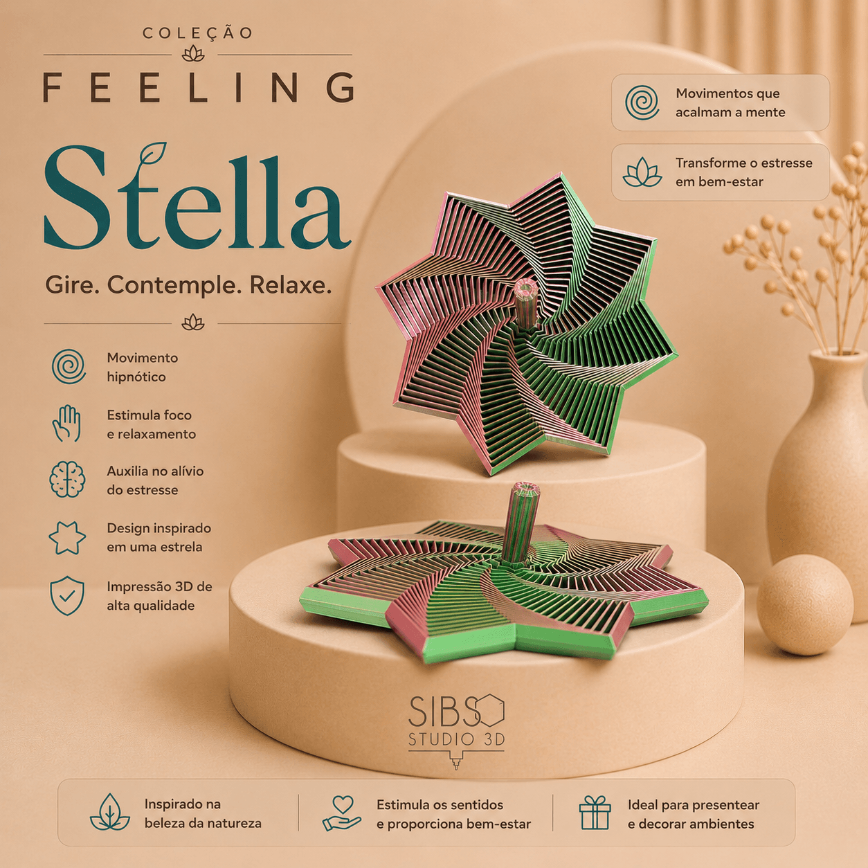 Stella | Estimula foco e relaxamento