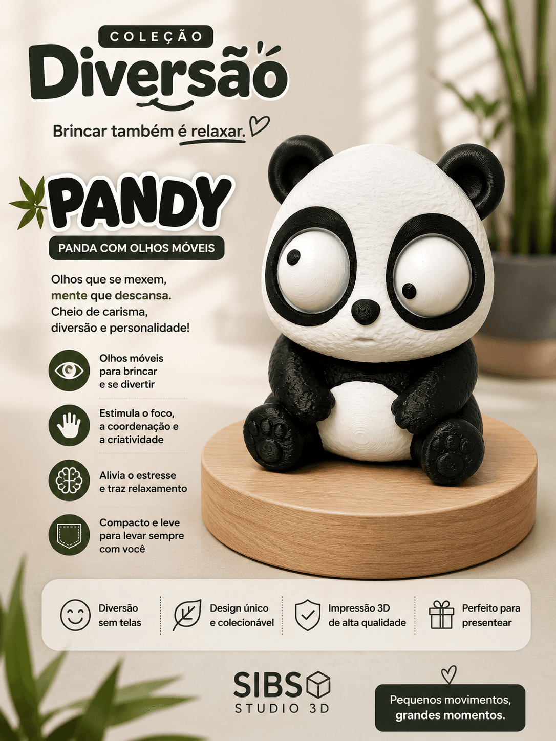 Pandy | Olhos que mexem, mente que descansa