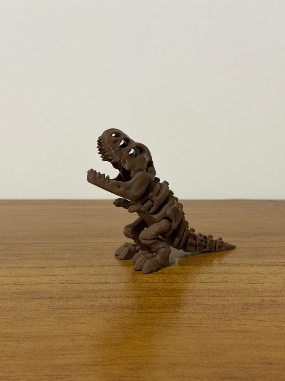 Skeleton T-Rex 12cm Marrom