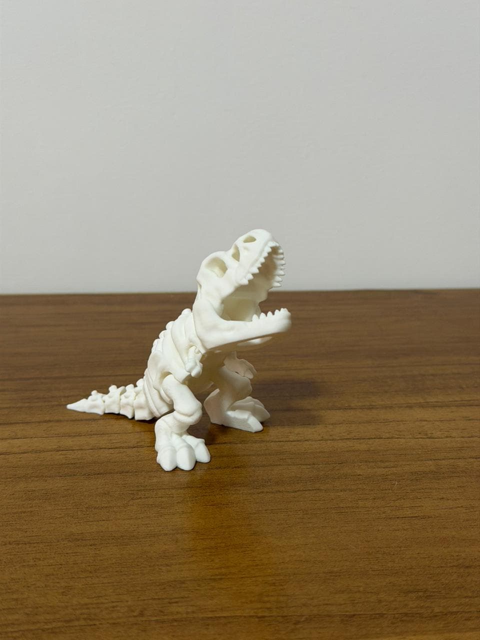 Skeleton T-Rex 12cm Branco