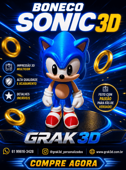 Boneco Sonic