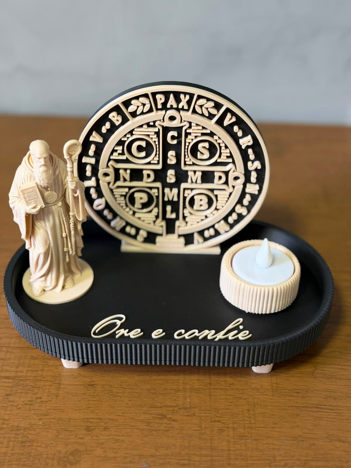 Porta Rosário - Sao Bento Com Medalha e Porta Vela