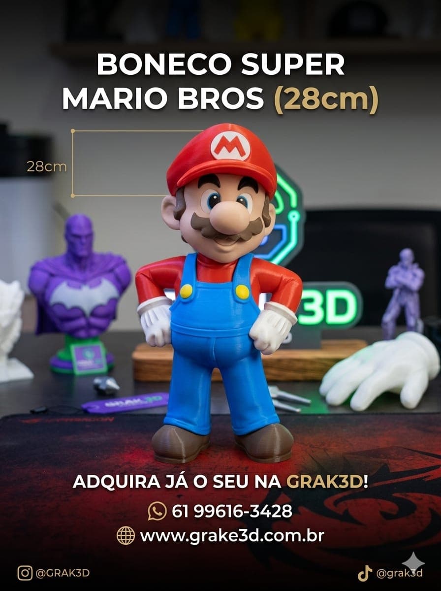 Boneco Mario Bros