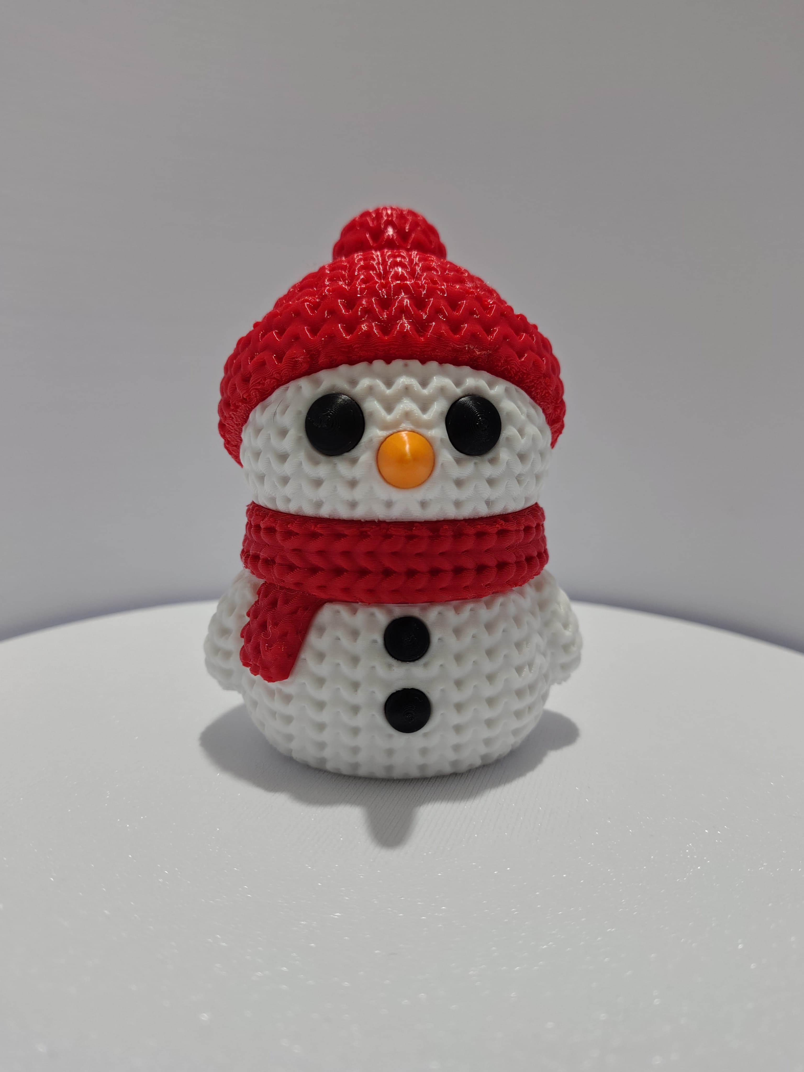 Boneco de Neve - Crochê