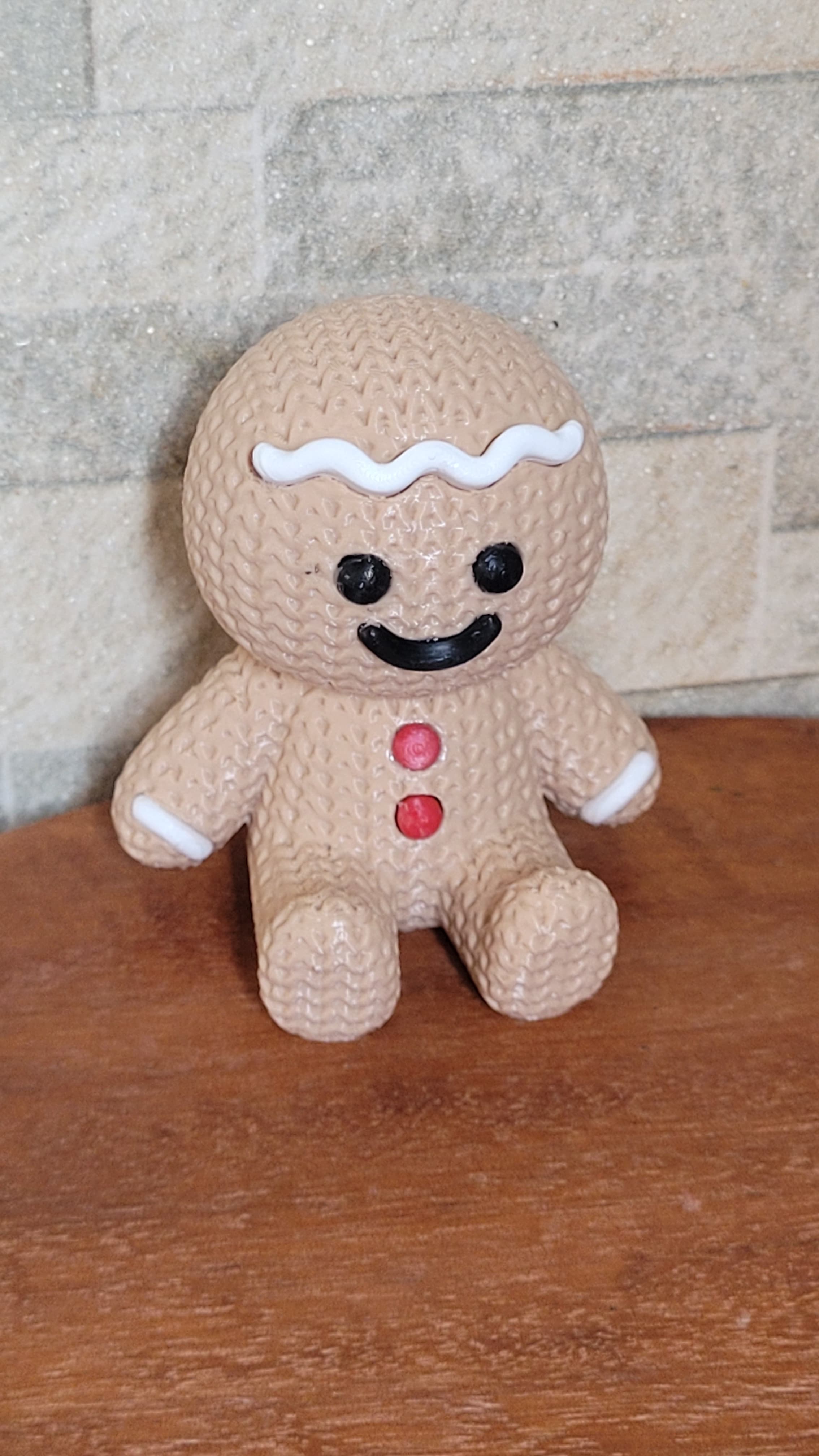 MINI BONECO DE GENGIBRE TRICO