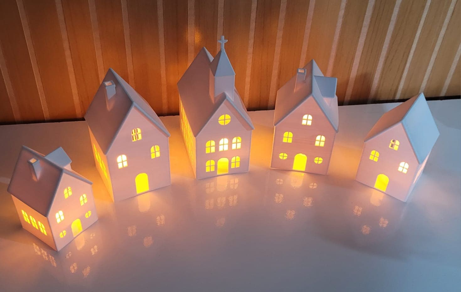 VILA DE NATAL COM LED