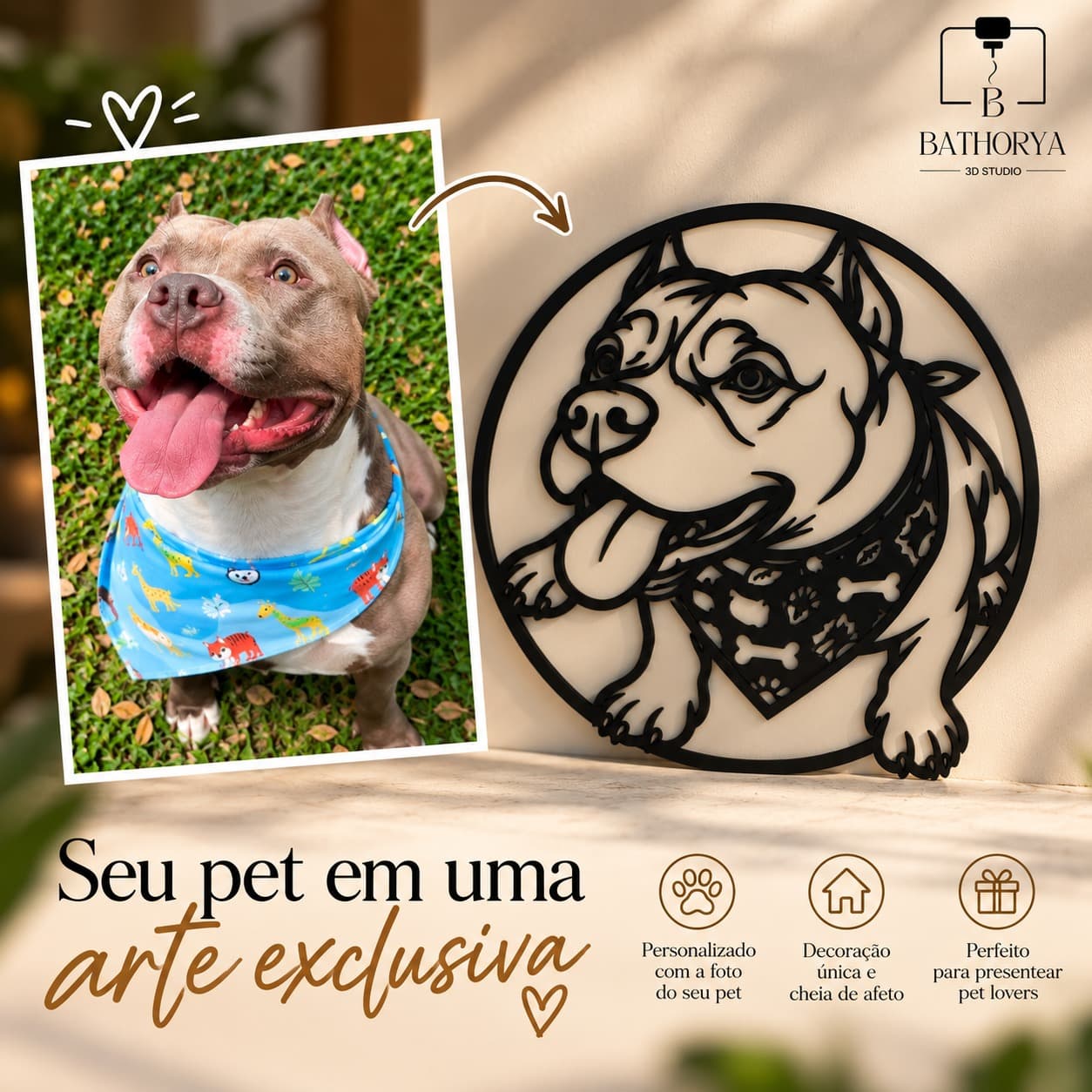 Moldura Doguinho 20x20