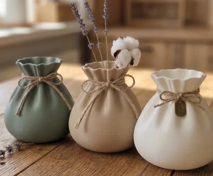 Vaso Minimalista com Cordão