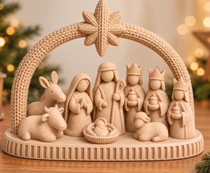 Presépio decorativo natalino