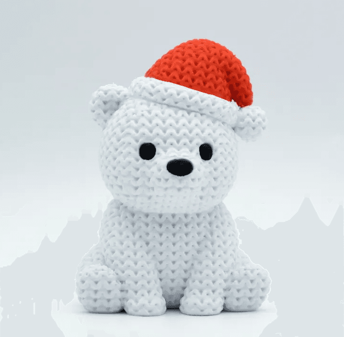 Mini Urso Polar Natal