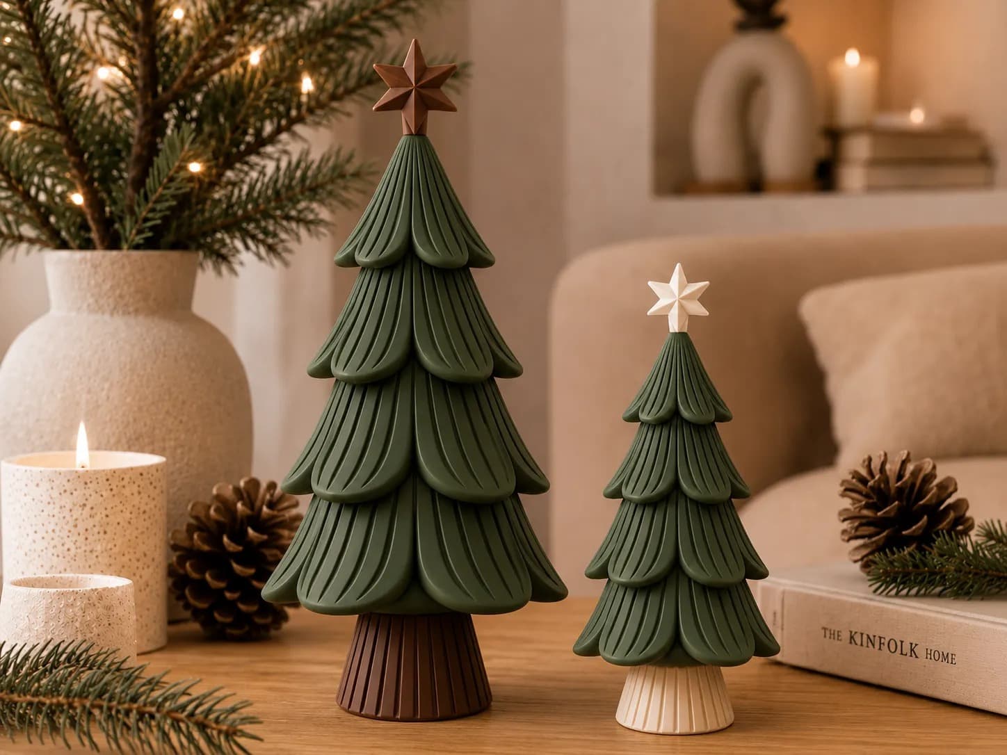 Arvore de Natal Minimalista Japandi