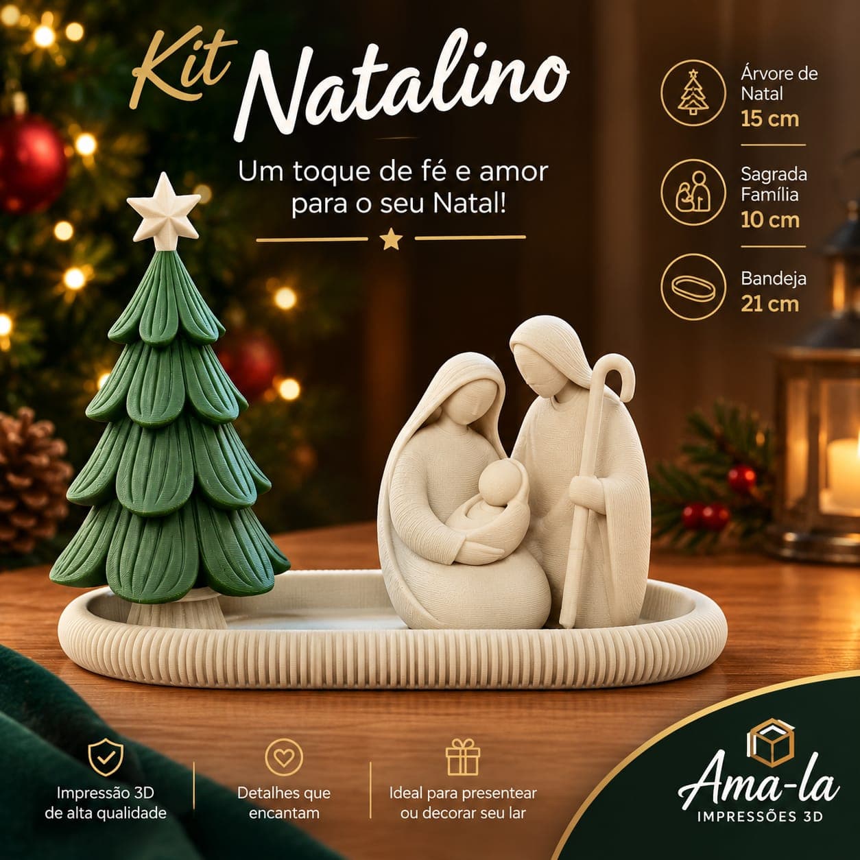 Kit Natalino Minimalista