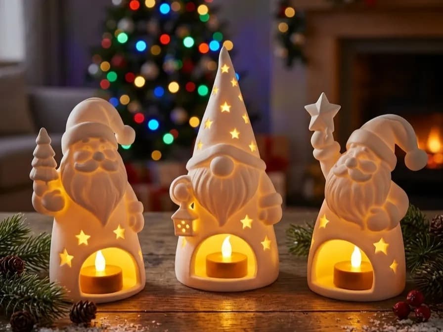 Porta-Velas LED Natalinos š
āØ