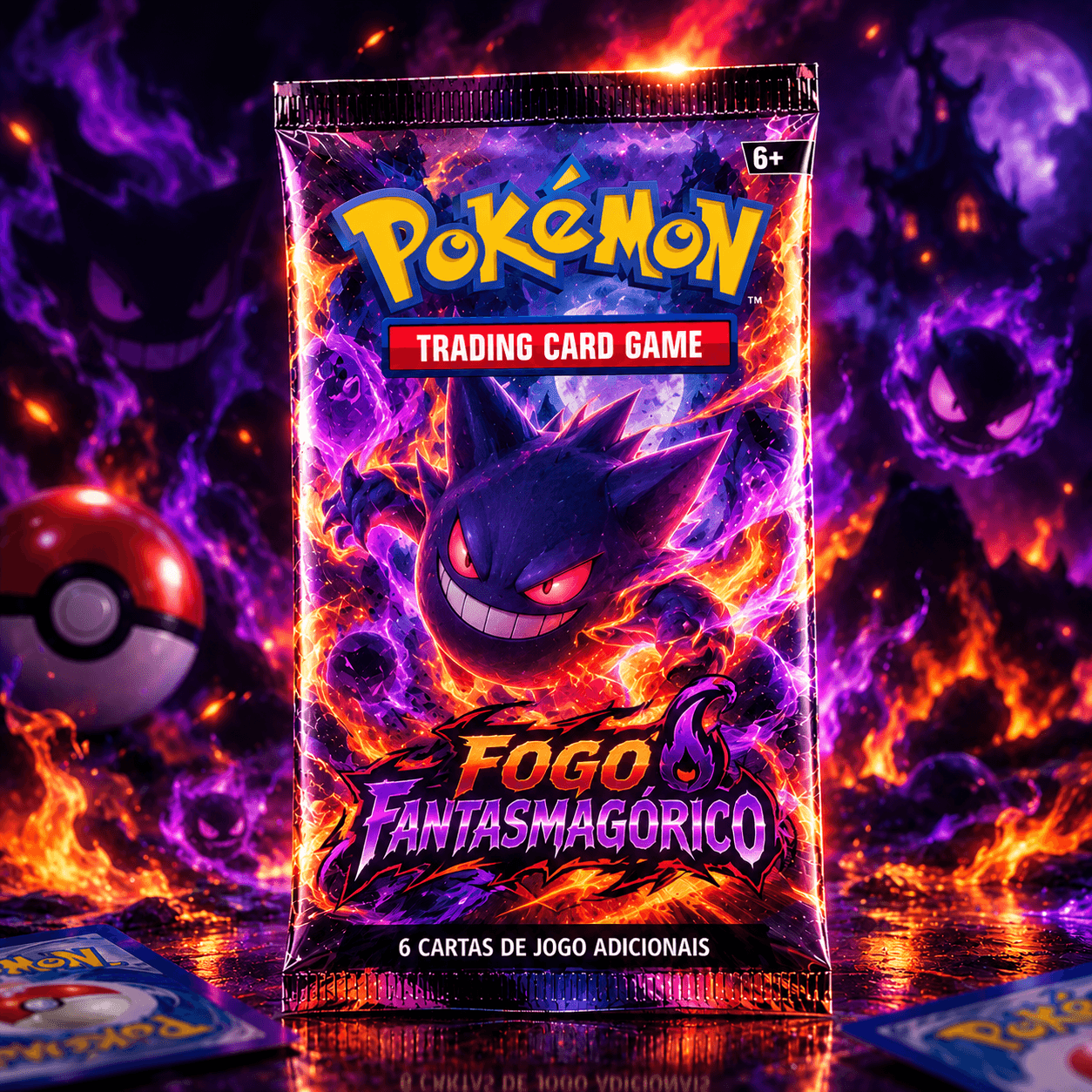 Pokémon TCG - Booster - Fogo Fantasmagórico
